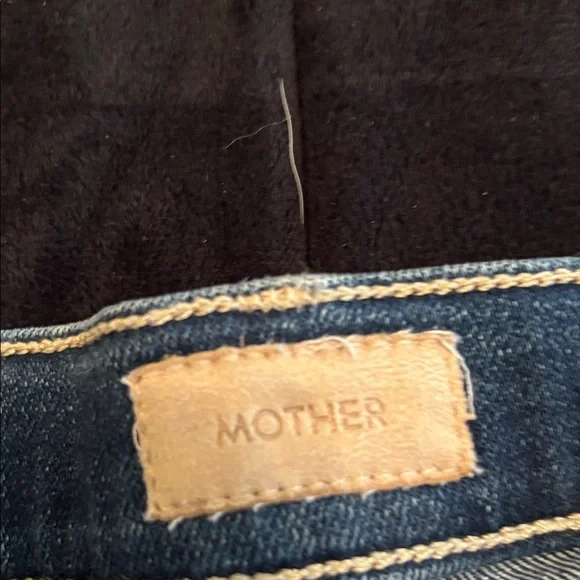 MOTHER Flare Jeans in Deep Blue - Picture 3 of 5